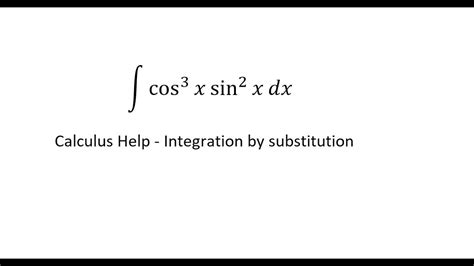 Calculus Help Integral Of Cos X Sin X Dx Integration By