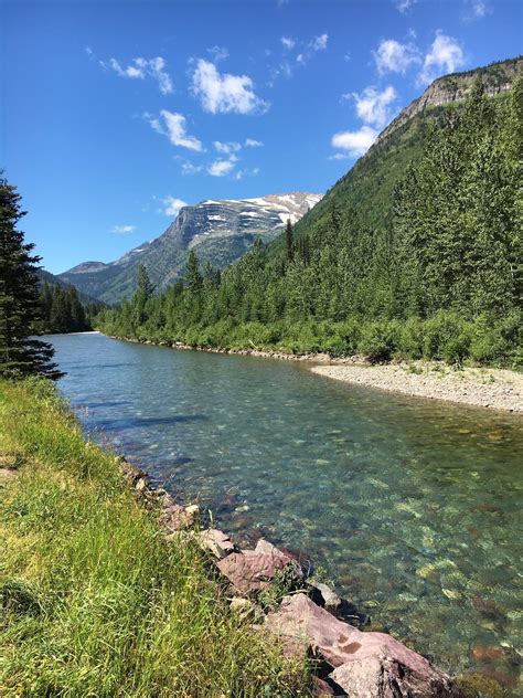 Mcdonald Creek Running Through Glacier National Park In Montana One Of My Favorite Places Ever