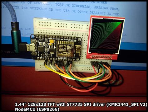 Arduino Er NodeMCU ESP8266 1 44 128x128 TFT With ST7735 SPI