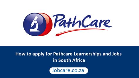 How To Apply For Pathcare Learnerships And Jobs In South Africa Jobcare