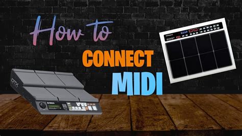 How To Connect Midi Yamaha Dtx To Roland Spd 20 Pro Midi Note