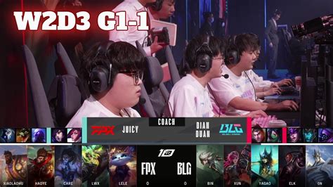 FPX Vs BLG Game 1 Week 2 Day 3 LPL Spring 2023 FunPlus Phoenix Vs