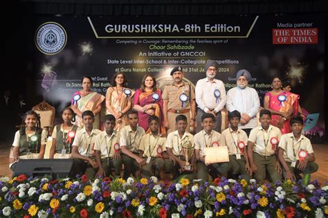 Guru Shiksha 8th Edition Prize Distribution - Guru Nanak School Velachery