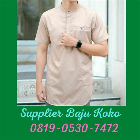 TERLARIS WA 0819 0530 7472 Jual Baju Koko Bondowoso Cocok Warna Model