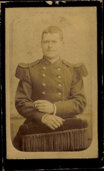 CdV Französischer Soldat Dritte Republik Uniform Regt Nr 131