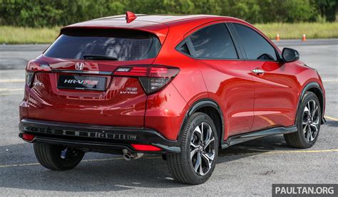 Honda Hr V Facelift Launched In Malaysia Four Variants Including