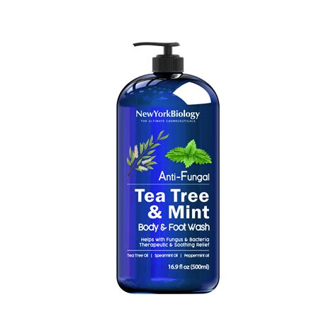 Tea Tree Mint Body Wash 16 Fl Oz New York Biology