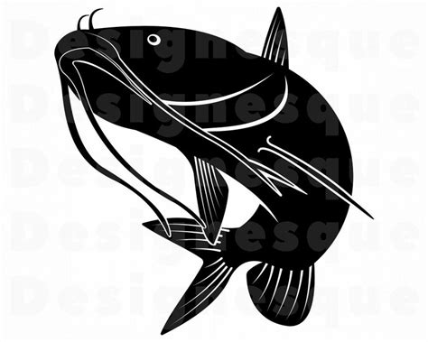 Catfish Svg Fishing Svg Fish Svg Catfish Clipart Etsy