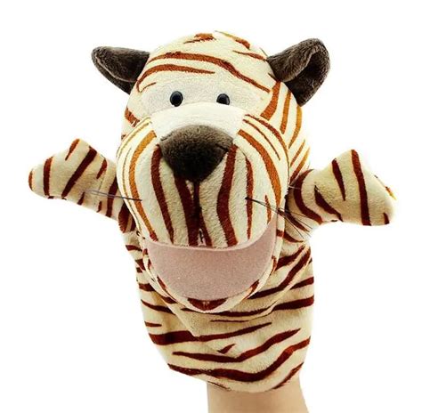 Bigmouth Hand Puppet Animal Plush Toys For Babies Adult With Movable