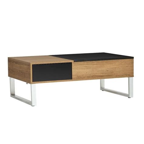 Table basse relevable bois et fer Mobilier design décoration d intérieur