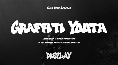 Graffiti Youth Font : Download Free for Desktop & Webfont