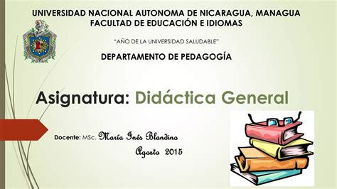 Generalidades De La Asignatura Ppt