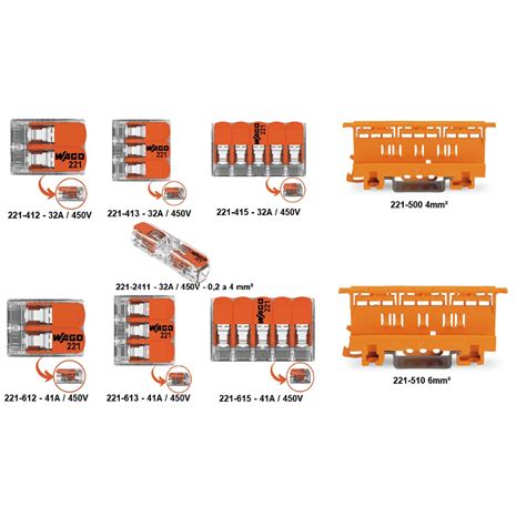 Kits P S Conector El Trico Emenda Deriva Wago Original E