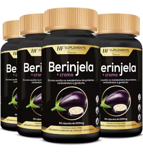 Berinjela Baixar Colesterol - Kit 4 Berinjela Baixar Colesterol E Aumentar | MercadoLivre