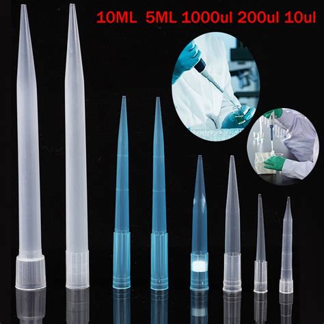 Laboratory Pipette Tips 10ul 200ul 1000ul 5ml 10ml Autoclavable