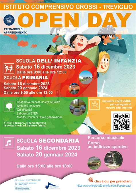 OPEN DAY 2023 24 DISPONIBILI I LINK DI PRENOTAZIONE PER IL 20 GENNAIO