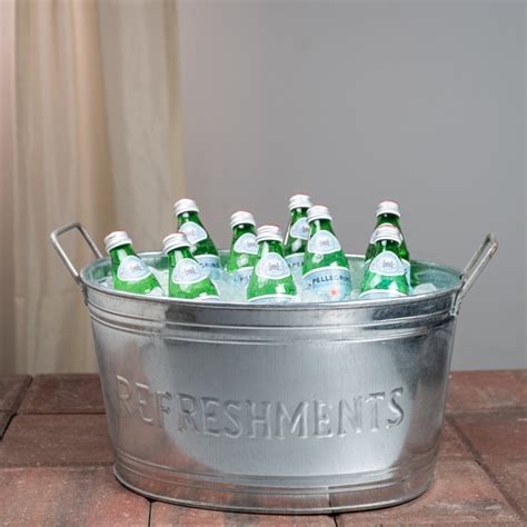 Skak Stainless Steel Beverage Tub Foter