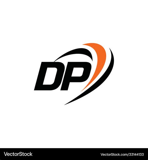 Dp Monogram Logo Royalty Free Vector Image Vectorstock