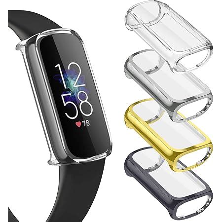 Amazon Vanjua Compatible With Fitbit Luxe Screen Protector Case