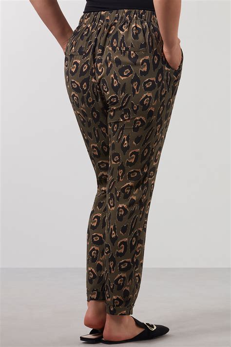 Femmes Pantalon Imprim L Opard Ms Mode