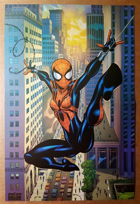 Spider Girl Marvel Comics Poster By Ron Frenz