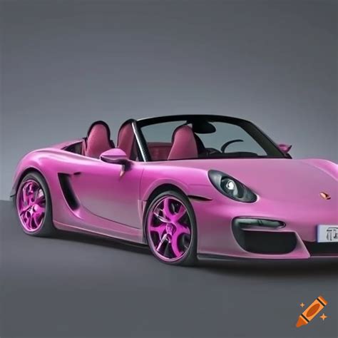 Custom Pink Porsche Boxster On Craiyon