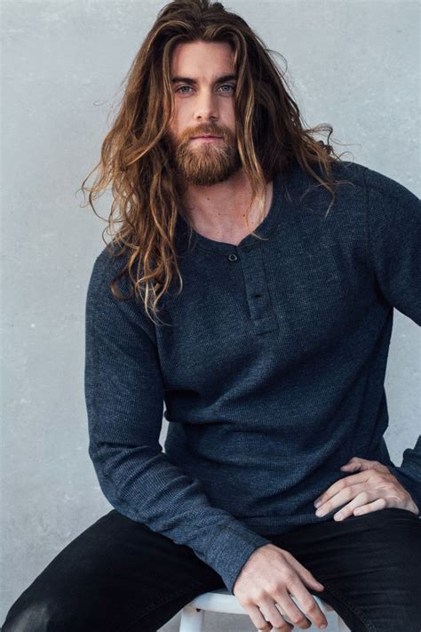 27 Reasons To Love Brock O'Hurn | Long hair styles men, Man bun ...