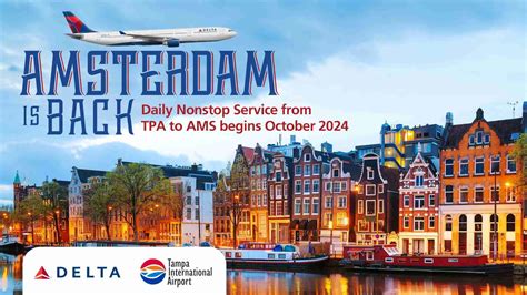 Finally Delta Air Lines Tampa To Amsterdam Daily Flights Will Return