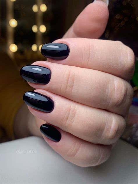 Pin By Alena Kolchek On NAILMY Black Nails Nail Trends Nails