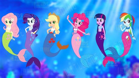 My Little Pony Transforms Into Mermaids Pinkie Pie Twilight Rarity