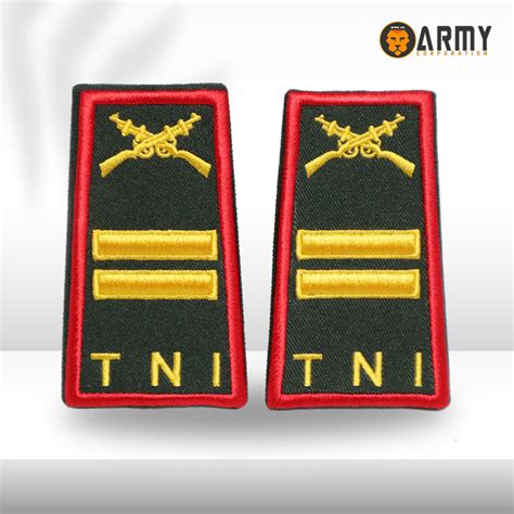 jual pangkat pdh tni ad infanteri komando lettu bordir shopee indonesia