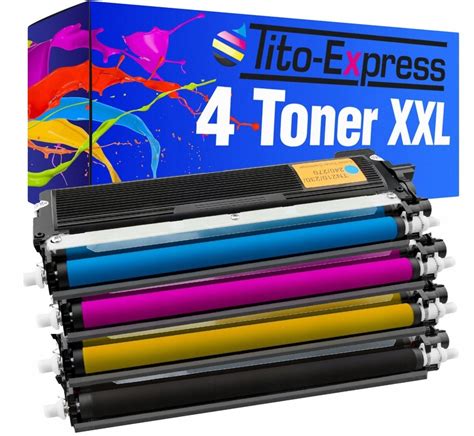 4x Toner Do Brother TN230 DCP 9010CN HL 3040CN MFC 9120CN MFC 9320CW