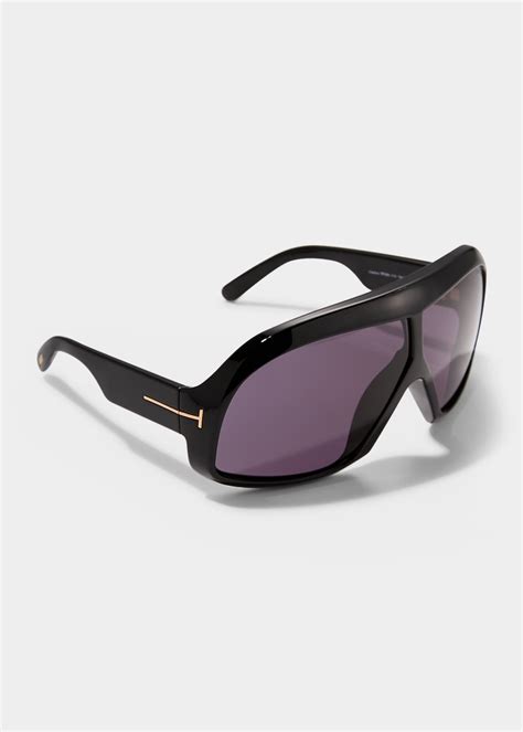 Tom Ford Cassius Injection Plastic Aviator Sunglasses Bergdorf Goodman