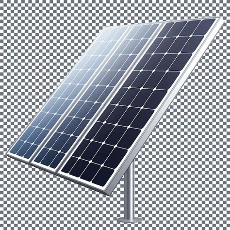 Premium Psd Solar Panel Isolated On Transparent Background