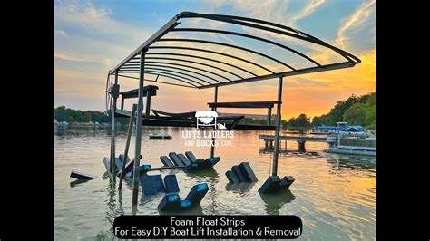 Foam Float Strips Boat Lift Crane For Diy Easy Boat Lift Hoist