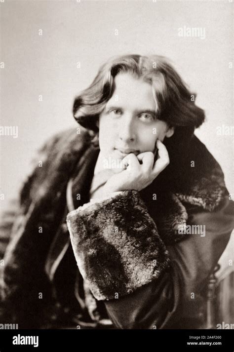 Oscar Wilde 1854 1900 Irish Poet And Playwright After A Photogaph