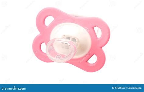 Pink Pacifier Iv Stock Image Image Of Soothing Soft 44566523