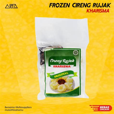 jual cireng rujak kharisma original flavor   pcs   rujak