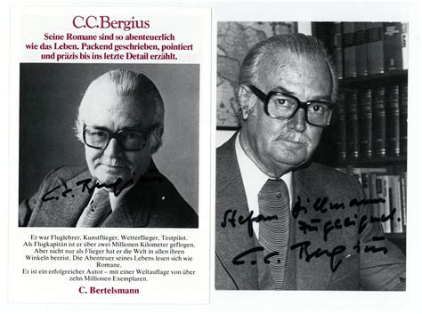 Portraitpostkarte Mit Eigenh U De Bergius C C Schriftsteller