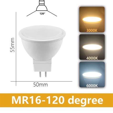 Pcs Gu Mr Led Spotlight Ac V Ac V V Led Lamp Spot Gu