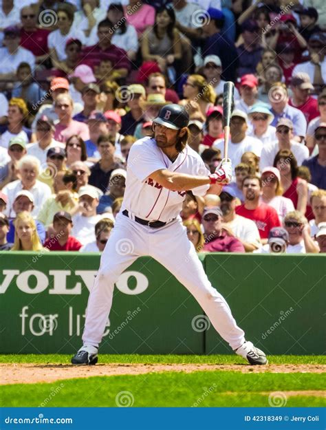 Johnny Damon Boston Red Sox Editorial Stock Image Image Of Fenway