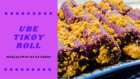 How To Make Ube Tikoy Roll Youtube