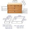 Amazon Kirigen Natural Wood Desktop Organizers With Drawers Home