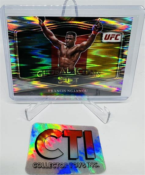 🔥 2022 Panini Select Ufc Mma Francis Ngannou Global Icons Flash