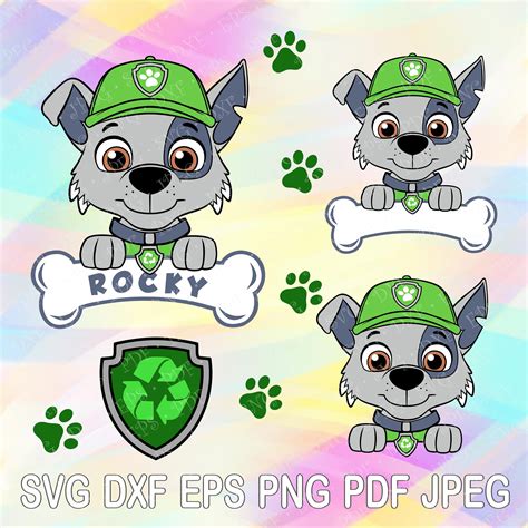 Paw Patrol Heads Svg