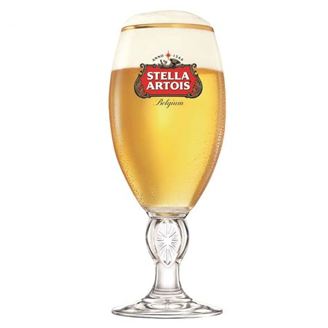 Stella Artois Traditional Gold Rimmed 33cl Chalice Glass | Brew-Shirts.com