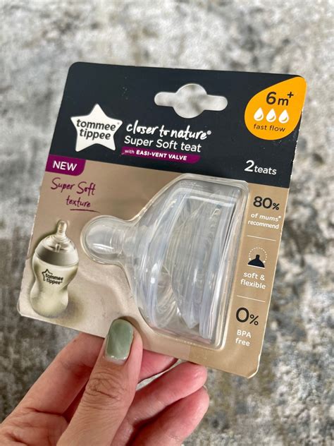 Tommee Tippee Closer To Nature Super Soft Teat With Easi Vent Valve