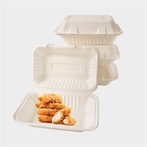 Compostable Oven Safe Sugarcane Bagasse Food Container