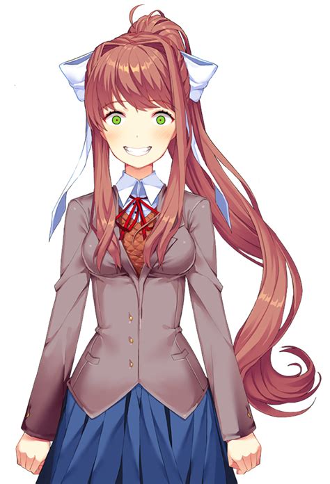 Monika With That Yuri Face Doki Doki Literature Club Literature