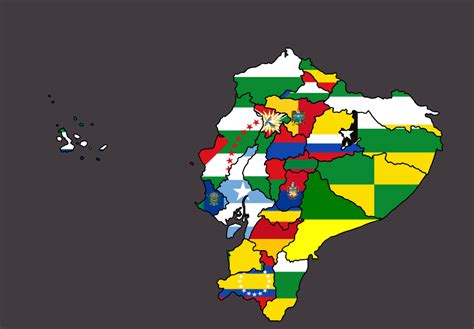 Ecuador Provincial Flag Map by TresForBe on DeviantArt